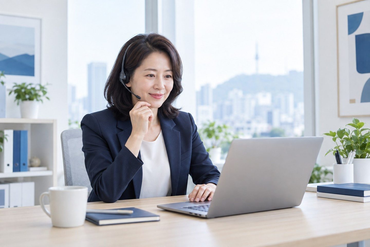 노트북 화면을 확인하며 상담을 준비하는 여성 — 쇼핑몰 PG 취소 환불취소 환불, 다음 입금에 얼마나 닿을까요? 연락 주시면 반품 흐름까지 셈에 넣어 드립니다.